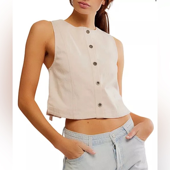 Blake Vest NWT sand dollar - Picture 3 of 4